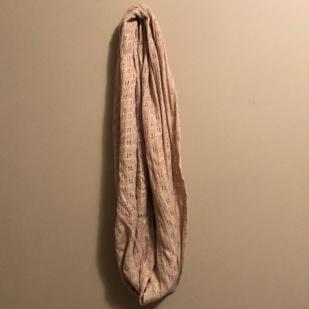 Tan infinity scarf